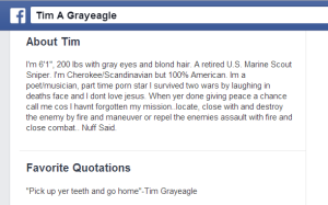 Timothy Grayeagle claims
