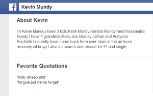 Kevin Mundy Facebook