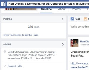 Ron Dickey New Facebook