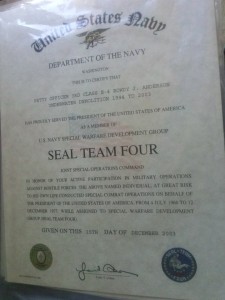 Rowdy SEAL Cert.