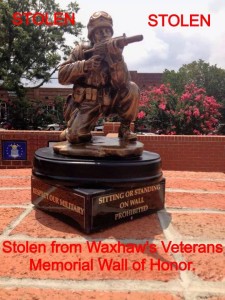 Waxhaw stolen statue
