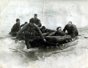 1St LT Walter Sidlowski on Omaha Beach