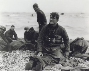1st LT Walter Sidlowski on Omaha Beach 2