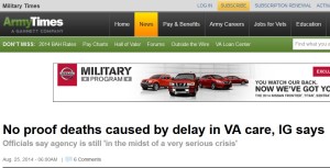 Army Times - no vets
