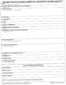 James Andrew Charlson FOIA