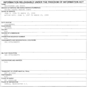 Kristopher Doody FOIA