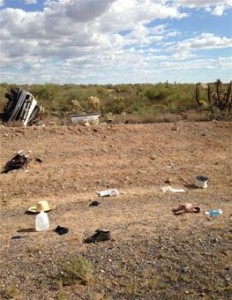 Air Force Accident scene