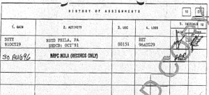 Danny Lee Newman Assignments