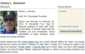 Danny Newman obit