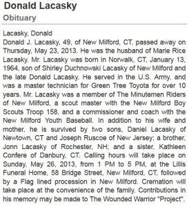 Don Lacasky obit