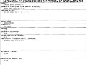 James Deon Korfhage FOIA