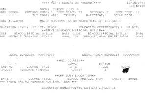 Lori Scroggins Phipps Education