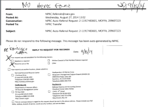 Anthony Michael Ridge FOIA