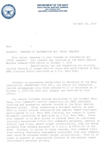 Joseph Patrick Joyce FOIA