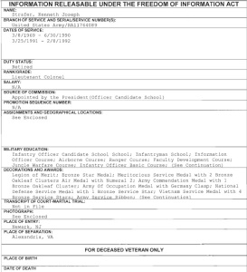 Kenneth Strafer FOIA
