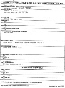 Paul Joseph Connolly FOIA