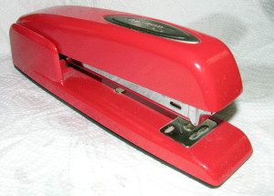 Red swingline stapler