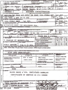 Gerhard Smith DD214 forgery