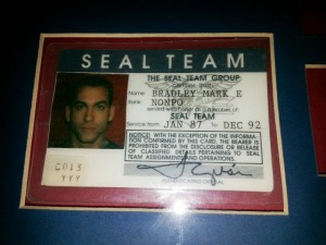 Mark Bradley SEAL ID card