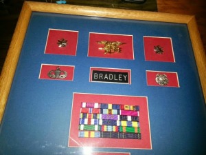 Mark Bradley Shadow box trash