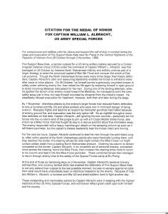 Albracht MoH citation