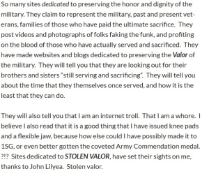 Katrina Moersk Soldier Betty Blog shit