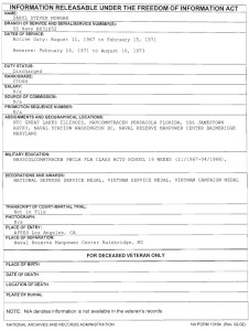 Daryl Steven Morgan FOIA