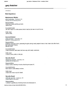 Gary Thatcher claims