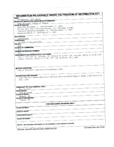 John W Stoneburgh FOIA