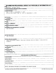 Bridget Marshall FOIA