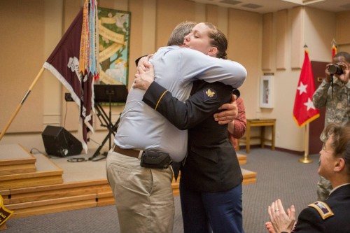SPC Amanda Dillard Hug Truck Driver 