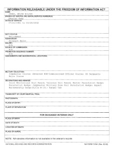 Brian Wilson Jones FOIA