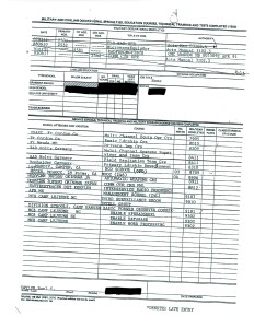 Burl Casey Taylor training
