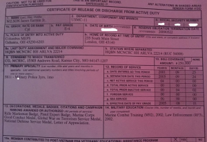 James Earmin Wilson DD214