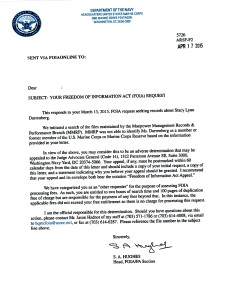 Stacy Durrenburg FOIA