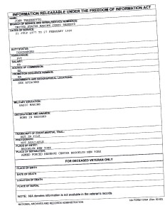 John J. Trapanotto, Jr FOIA