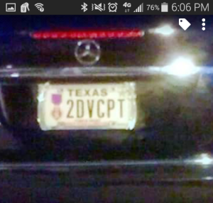 Joseph Harwell Purple Heart Plates