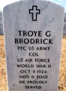Troye Broderick headstone1