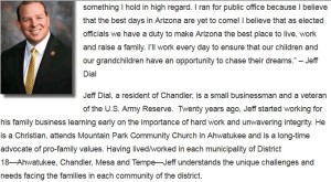 Jeff Dial campaign website
