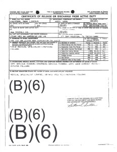 Mark Lincoln Kaufman DD214 1