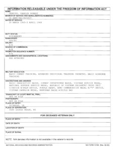 Charles Jenkins FOIA