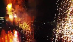 Drone fireworks