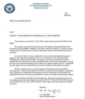 John Barger FOIA