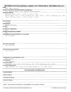 John James Lavoie FOIA