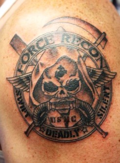 Robert Keith English tattoo