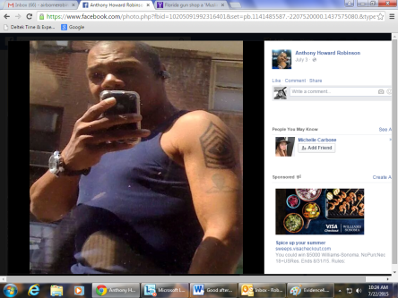 Robinson, Anthony Howard tattoo