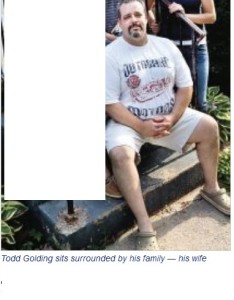 Todd Patrick Golding with legs