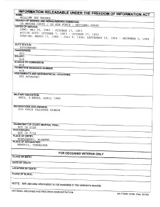 William Jay Brooks FOIA