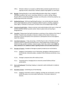 George Williams Policy