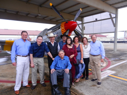 P-51C Uncle Tommy with family